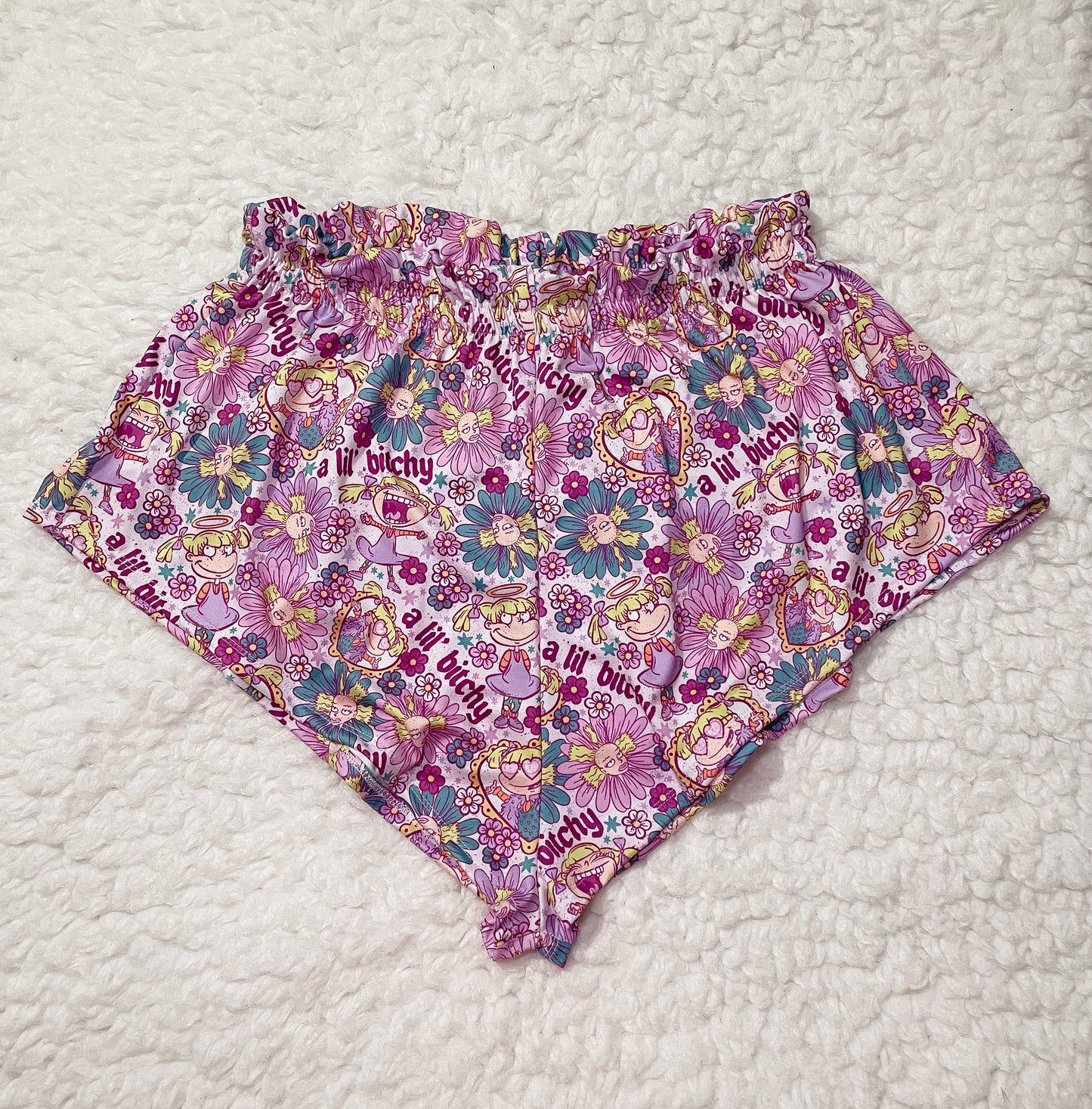 Adult High Rise Cheeky Shorts - MD